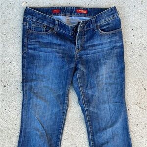 Express Bootleg Jeans - Lowrise